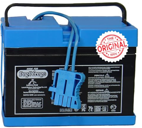 Peg Perego Official 12 Volt Replacement Battery for Ride on Toys. All Season Performance. Works with John Deere, Polaris, and Case IH licensed Peg Perego Ride on Toys