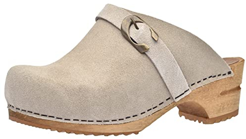 Sanita Hedi Open, Damen Clogs, Beige (Beige), 39 EU (5.5 UK)