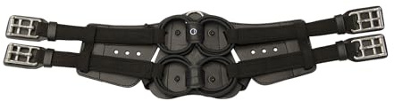 Stübben Equi-Soft® saddle girth without cover - ebony - 28·70cm