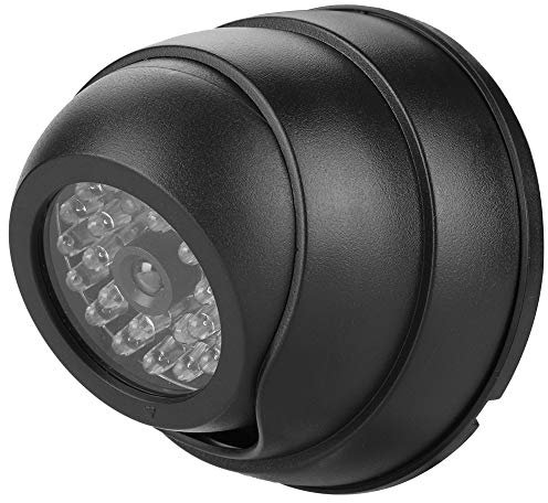 Topiky Dummy Kamera,Blinkende LED wasserdichte Gefälschte Dome WLAN Kamera CCTV Überwachungs Außenkamera Indoor & Outdoor mit 30 Stück IR-LED für Haus/Lager