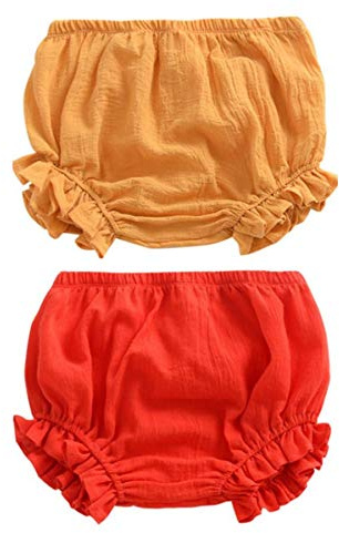 AYIYO unisex blöjöverdrag för småbarn – nyfödd baby flickor pojkar barn linne bloomer shorts 2 st