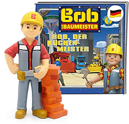 tonies Hörfigur für Toniebox, Bob der Baumeister – Bob der Küchenmeister, Hörspiel für Kinder ab 3 Jahren, Spielzeit ca. 53 Minuten