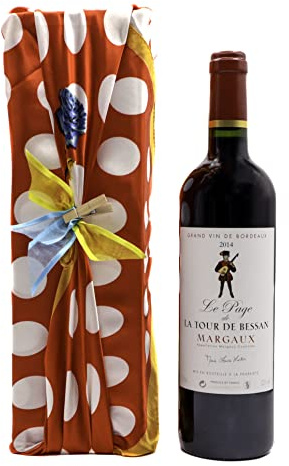 Coffret bois cadeau - vin rouge Bordeaux AOC Margaux millésime 2014 bouteille 75 cl - bel emballage prêt à offrir