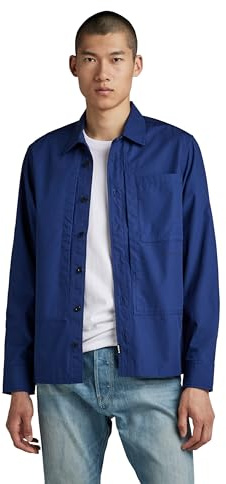 G-Star Para Hombre Camisa Workwear Regular, Azul (ballpen blue D22975-C973-1822), L
