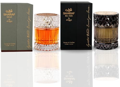 ZIMAYA Sharaf Blend & Sharaf The Club - Extrait De Parfum Spray 100ML (3.4OZ), Long Lasting, Signature Blend - Enrich Your Senses.