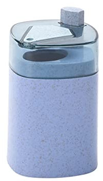 Alipis Palillero Automático De De Dientes Cuadrado, Portátil Pequeño, De Azul, Dispensador Prensa, para Hogar y Viaje, Estuche Práctico y Compacto