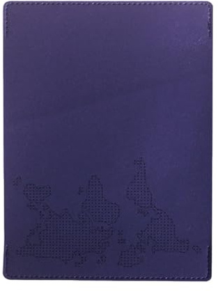 Gissroys vänlig för nybörjare resa dagbok passskydd skydd pass innehavare med broderi design och kortförvaringsfack reseförvaring passskydd, BLÅ, Einheitsgröße