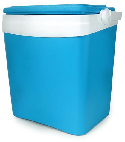 Kühlbox blau passiv 25 Liter/Thermobox Warmhaltebox Box isoliert