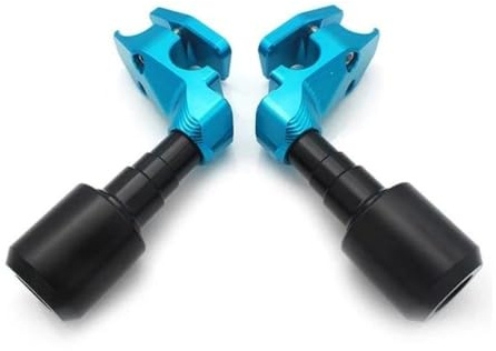 Engine Protection Cover Frame Sliders Crash Pad for 450NK Motorcycle Compatible with 2023 NK450 450 Model Motorcycle Accessories Protector Guard(Blue)