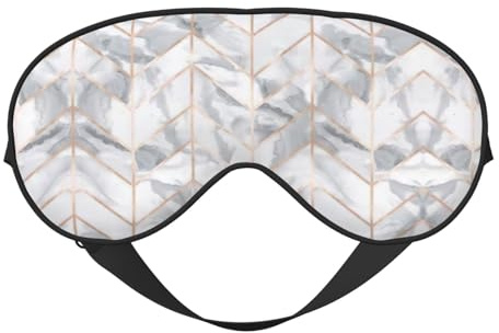 Oro rosa Marmo Design Sfondo Occhio Sonno Mas Blocco della Luce Notte Eye Blinder Viaggio Regali Essenziali Donne Uomini Maschera di Son