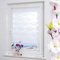 ourdeco® Doppel-Rollo, Duo-Rollo / 90 x 150 cm in Wellenform Wave weiß/lichtdurchlässig, Blickdicht/Montage ohne Bohren
