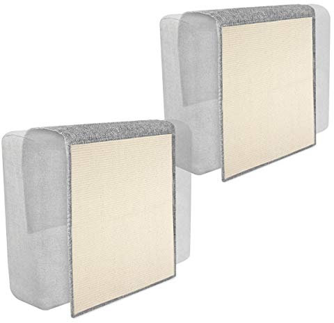 Navaris Katzen Kratzmatte Kratzschutz Sofa - Sisal Kratzteppich 130 x 45 cm für Katze - Couch Katzenkratzmatte - auch für Hunde geeignet