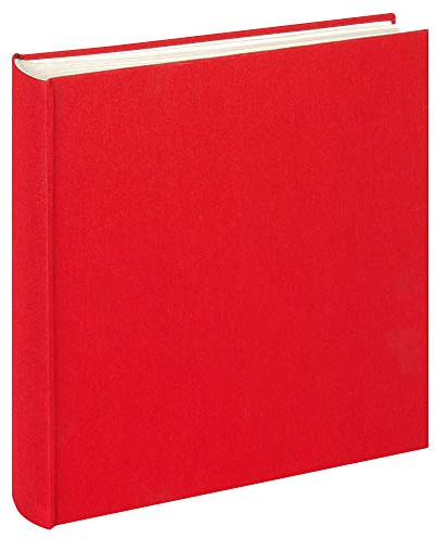 walther design Fotoalbum rot 30 x 30 cm Leinen, Cloth FA-508-R