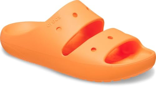 Crocs Unisex Erwachsene Classic Sandal v2 Sandalen, Orangesicle, 42/43 EU