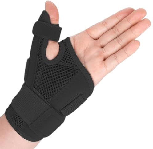 Katyjun Daumenbandage Links und Rechts, Bandage Daumen Schiene, Daumenschiene(Schwarz)