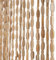 SanBouSi Rideau de porte en perles de bambou - 52 brins - Style rétro - Perles en bois naturel - Protection contre les insectes - 90 x 200 cm