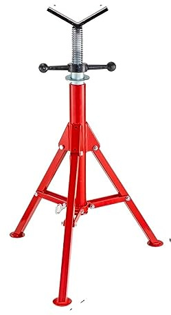 Supporto for tubo con testa a rullo V-Head 2/4 Trasferimento a sfera Treppiede pieghevole Jack 12 pollici Tubo di supporto Strumento bloccato(1107A 2xBall)