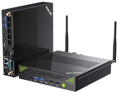 GMKtec Mini PC i9, Intel Core i9-13900HK(14K/20T, bis zu 5,4 GHz) 32 GB DDR5 2 TB SSD NVMe Mini-PC Workstation, Quad 8K Display, 8x USB-Ports/COM/HDMI/DP 2.5G LAN WiFi6 & BT 5.2 Büro- und Business K10