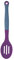 Colourworks Slotted Spoon, Silicone, Plum, 27 cm