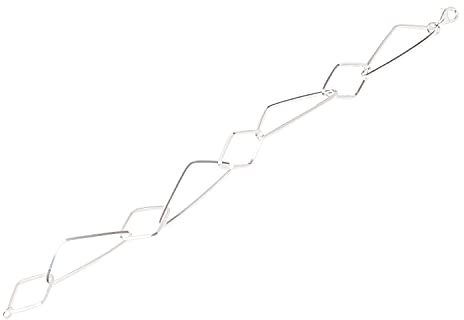 NKlaus armband 925 sterlingsilver 22 cm luna-kedja damer länkar ankare armband utsökt 12844, 22 centimeters, Sterlingsilver