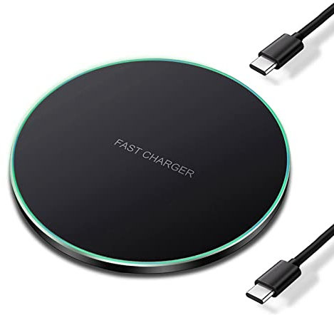 20W Fast Wireless Charger Pad,Wireless Charging Station Compatible with Apple iPhone 16/15/14/13/12/11/Plus/Pro/XS/X,Air Pods 4/3/Pro;VNBBT Charge Mat for Samsung Galaxy/Note & Galaxy Buds