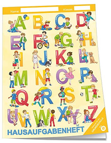 TRÖTSCH - Hausaufgabenheft Grundschule ABC: Schulplaner Hausaufgabenheft Timer Terminkalender