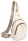 OSOCE Crossbody Bag for Women PU Sling Belt Bag Small Shoulder Chest Bag Purses with Adjustable Guitar Strap Phone Cable Hole Fanny Pack Cross Body Bags with for Ladies Travel Shopping.