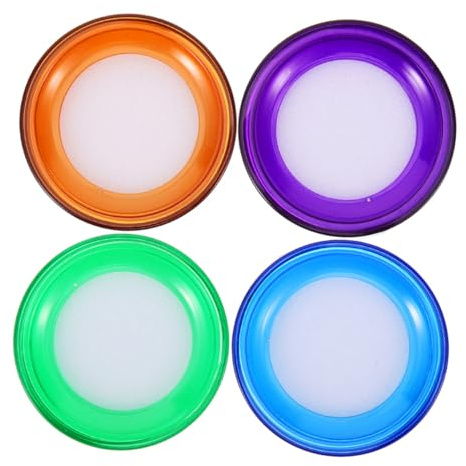 SAFIGLE Set 4 Pezzi Spugna Idratante Per Dita, Umidificatore Da Tavolo Per Contare Soldi, Dispositivo Bagnato Per Dita Per Uffici e Negozi Altamente Frequentati, Colori Assortiti
