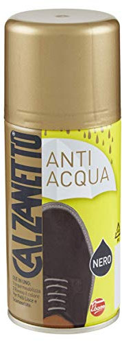 Calzanetto Antiacqua, Nero, Trattamenti e Lucidi Scarpe Unisex-Adulto, 5.7x5.7x5.7 cm