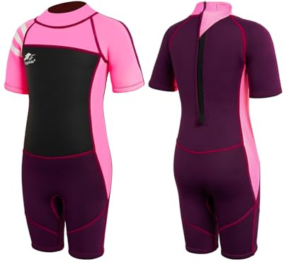 Gogokids Kinder Neoprenanzug Shorty, 2mm Kurzer Wetsuit für 2-9 Jahre