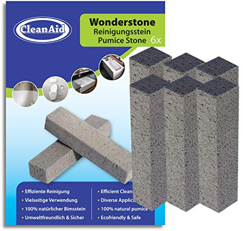 CleanAid Wonderstone Piedra Pómez Limpiador Baño, 6 uds