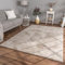 TT Home Wohnzimmer Teppich Hochflor Langflor Kunstfell Weich Modern Unifarben Flauschig, Farbe:Beige, Größe:60x90 cm