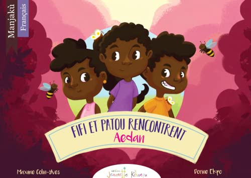 Libro personalizzato in Manjak e francese con nome | Storia di apprendimento in Manjak per bambini e principianti | Fifi e Patou si incontrano - Fifi ni Patou Jëk ni Tome 1