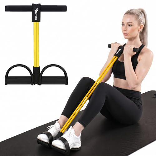 Spike Black Tummy Trimmer for Home Gym Leg & Ab Workouts - Full Body Exercise for Men & Women
