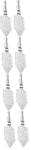 8 Pz cucchiaio di assenzio cucchiaio da cocktail fontana dell'assenzio scolapasta da pentola strenne filtro per assenzio inossidabile cucchiaio per assenzio multifunzione Silver LABRIMP