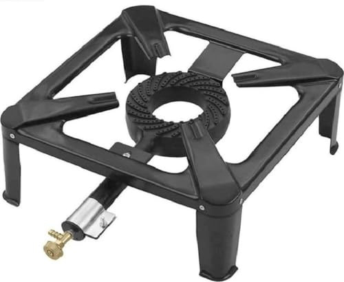 SMH LINE® Gasolkök Pallkokare Gasbrännare camping 30 x 30 x 14 cm gasbrännare 3 kW gasbrännare propan gasbrännare (spis utan rör/regulator)
