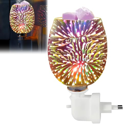 Lámpara de fragancia eléctrica, lámpara de fragancia, lámpara de fusión de cera, enchufe de lámpara de fragancia, calentador de velas, lámpara de cera fundida para el hogar y el dormitorio