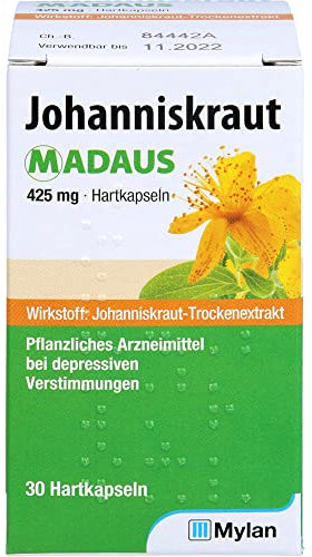 JOHANNISKRAUT MADAUS 425 mg Hartkapseln 30 St