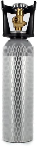 Bellerofonte Co2 Zylinder Flasche 4kg E290 Kohlensäure für Wasserspudler, Kühlaggregate und Trinkwasserspender. Wiederaufladbar, bis zu 720 Liter Sprudelwasser, neu