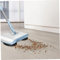 Obelunrp Sweeper à Vide Manuel, balayeur de Plancher Non électrique à Vide à 180 degrés à 180 degrés, balayeur Manuel pour Tapis et planchers (Bleu) 2 en 1