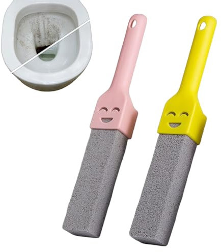 Pierre de Nettoyage pour Toilettes,Pierre de Nettoyage avec Poigné,Brosse de Nettoyage en Pierre Ponce,Pierre Ponce Brosses de Nettoyage pour Toilettes,Salle De Bain,Piscine et MéNage de la Maison