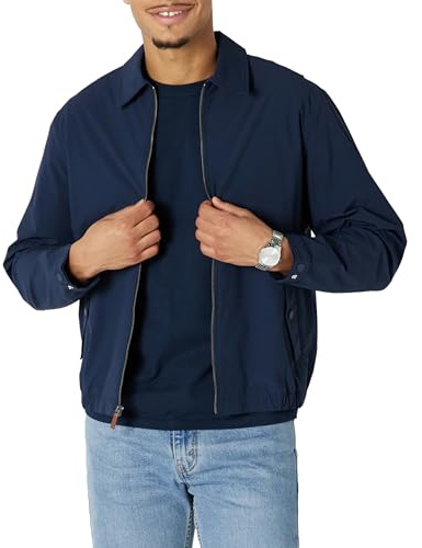 Amazon Essentials Homme Blouson Bomber Zippé Léger et Extensible, Coupe Décontractée