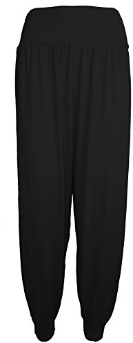 Cloth Garage Pantaloni da donna Alibaba Harem con polsino alla caviglia, pantaloni harem da donna Alibaba tinta unita e stampati vita elasticizzata pantaloni pigiama larghi larghi pilates yoga