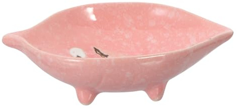 GARVALON Bol en Céramique Hérisson pour Petits Animaux, Bol d'alimentation Compact en Céramique, Adapté Aux Hamsters Et Écureuils, Usage Quotidien pour Animaux De Compagnie