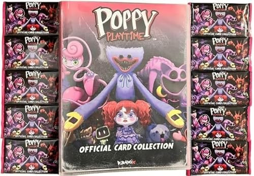 RACCOGLITORE ALBUM + 10 BUSTINE CARDS POPPY PLAYTIME DIRAMIX（1ALBUM E 1OBUSTE CARTA OGNI PACCHETTI SONO 5 CARTA
