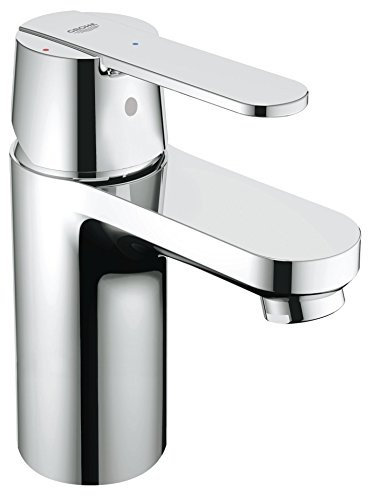 GROHE Get - Einhand-Waschtischarmatur (wassersparend, Einlochmontage, S-Size), chrom, 23586000 Silber