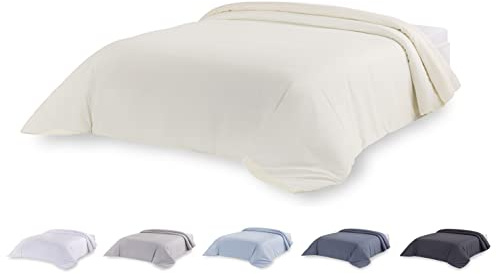 Todocama – Funda nórdica de Microfibra para edredón de Tacto Extra Suave. (Beig - Cama 80/90-150x220cm).