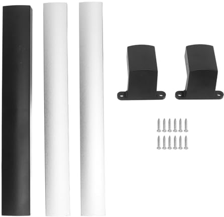 Barra transversal para puerta con pantalla para vehículos recreativos, ajuste universal ajustable, barra de agarre con mango de aleación de aluminio fuerte para remolques de