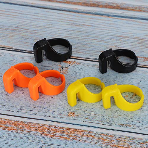 Generic 6st Trådskärring Set SK5 Blad Finger Kniv Ring med Auto-Expand Design för Sömnad Av Textilvävningsförpackningar