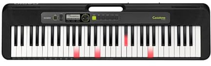 Casio Casiotone LK-S250 – 61-Key Lighted Portable Keyboard | Touch Response| Key Lighting System, 400 Tones, Dance Music Mode | 60 Songs + 4-Stage Lesson System